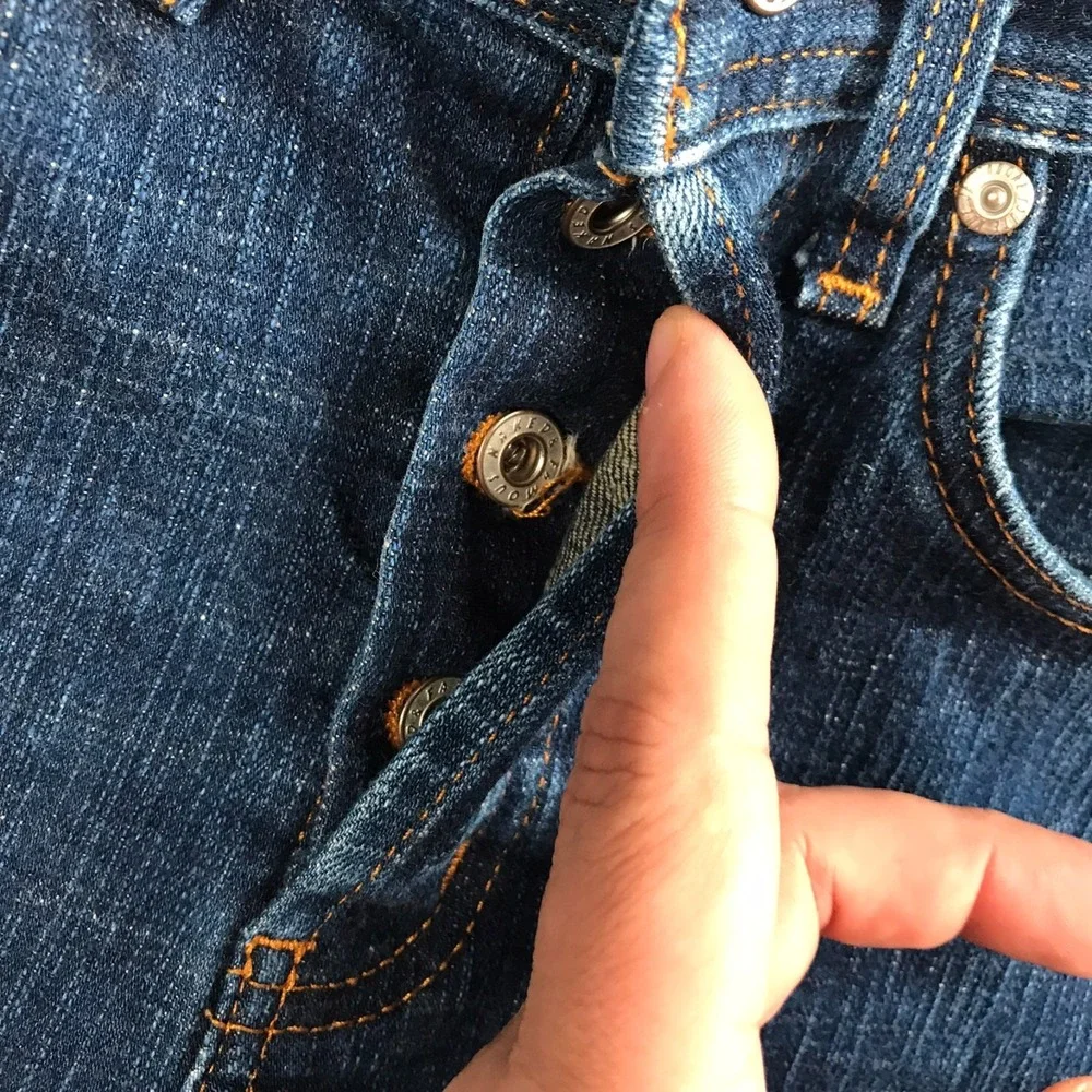 Naked & Famous‎ Weird Guy Left Hand Twill Selvedge Jeans Mens 29x27 Indigo Denim